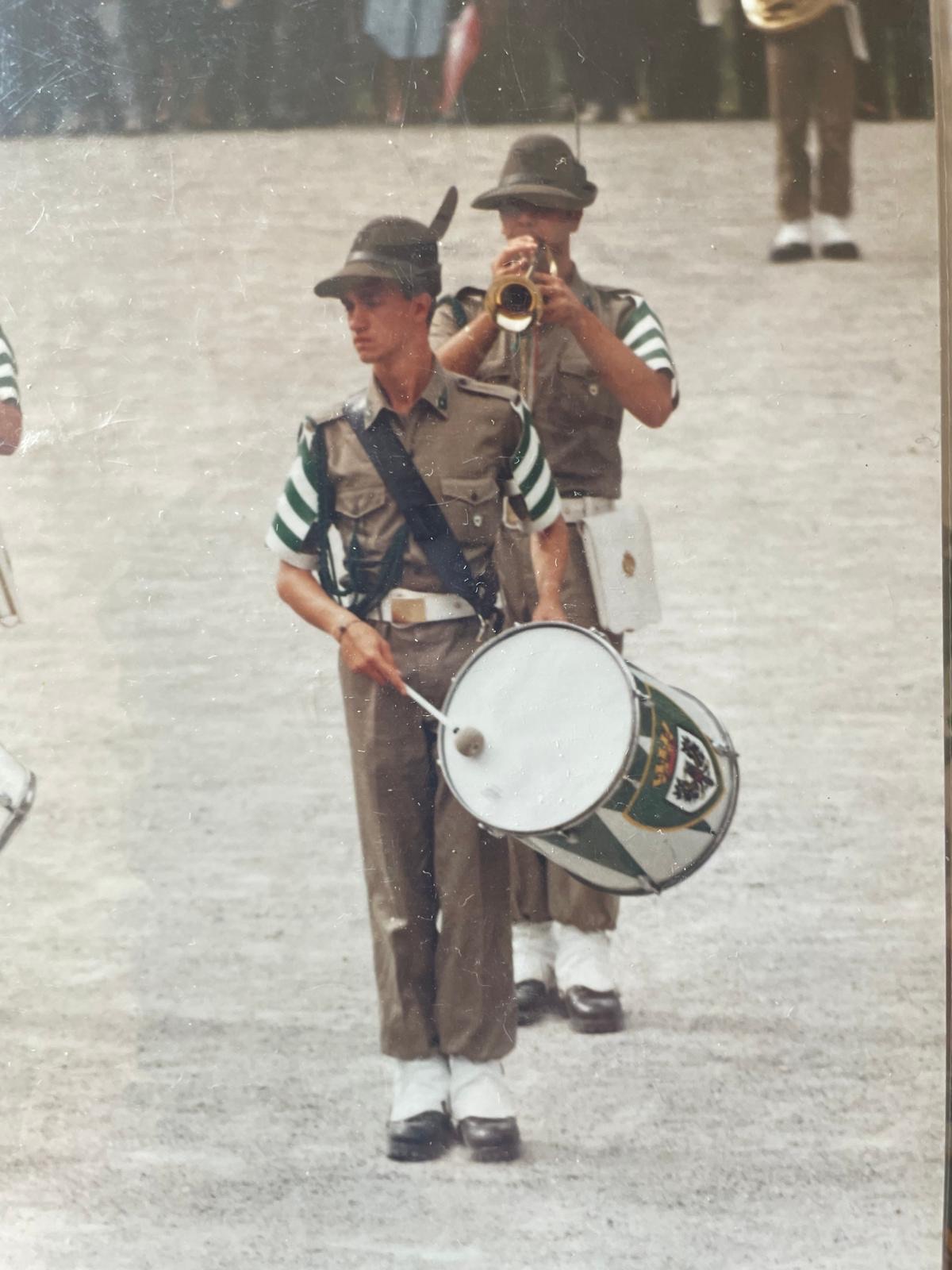 Giuseppe nella banda militare