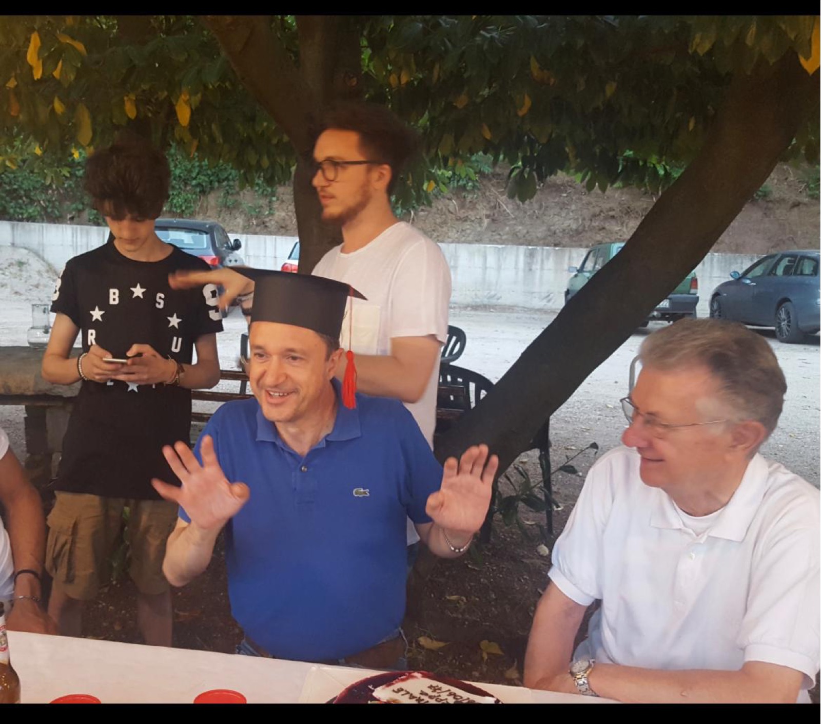 Festa di laurea in giardino